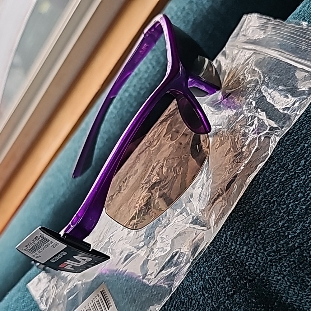 Fila sport sunglasses, unisex, purple New With Tags